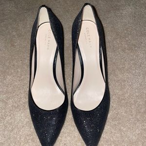 Cole haan black sparkles size 7.5 heels. Worn once